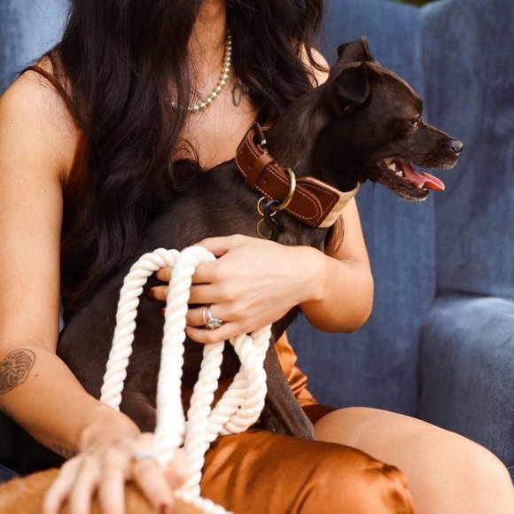 Ivory Rope Leash - Picture 5 of 5